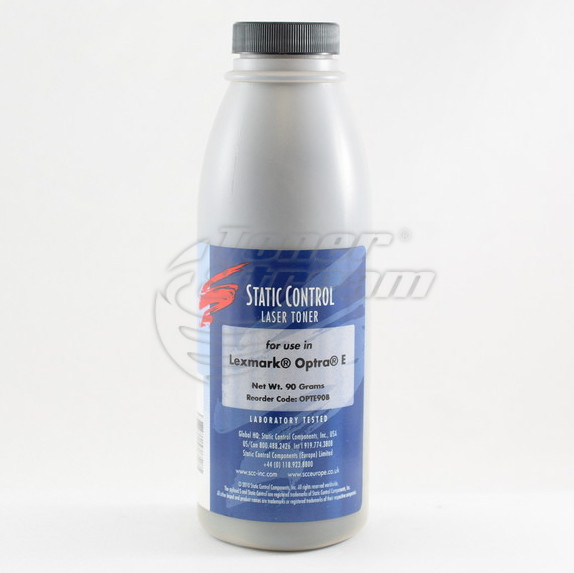 Monochrome toner in bottleLEXOPT90T-SCC - 90 gr. 3000 copies, suppliеr Static Control for use in 69G8256