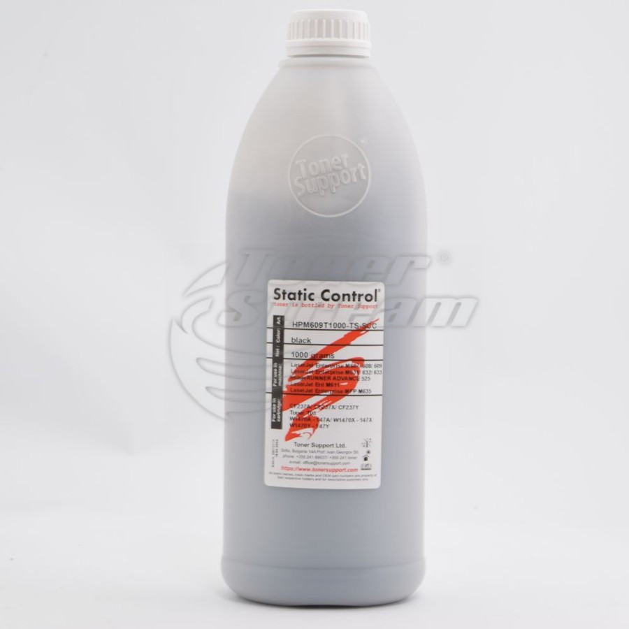Монохромен тонер в бутилкаHPM609T1KG-SCC - 1000 гр. , доставчик Static Control предназначен за W1470X - 147X