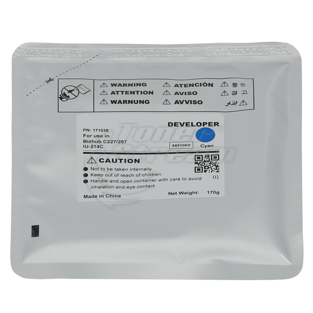 Developer MINC287D170C-CET 170 gr. 70000 copies cyan, suppliеr CET Group, for use in IU-214C - image 1