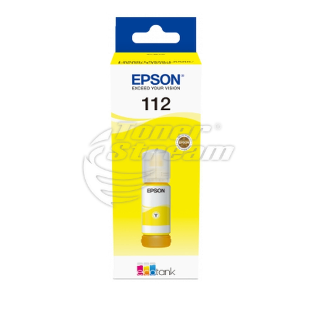 Мастило в бутилка - EPS112INKY-OEM 6000 копия, жълто, доставчик Epson предназначен за