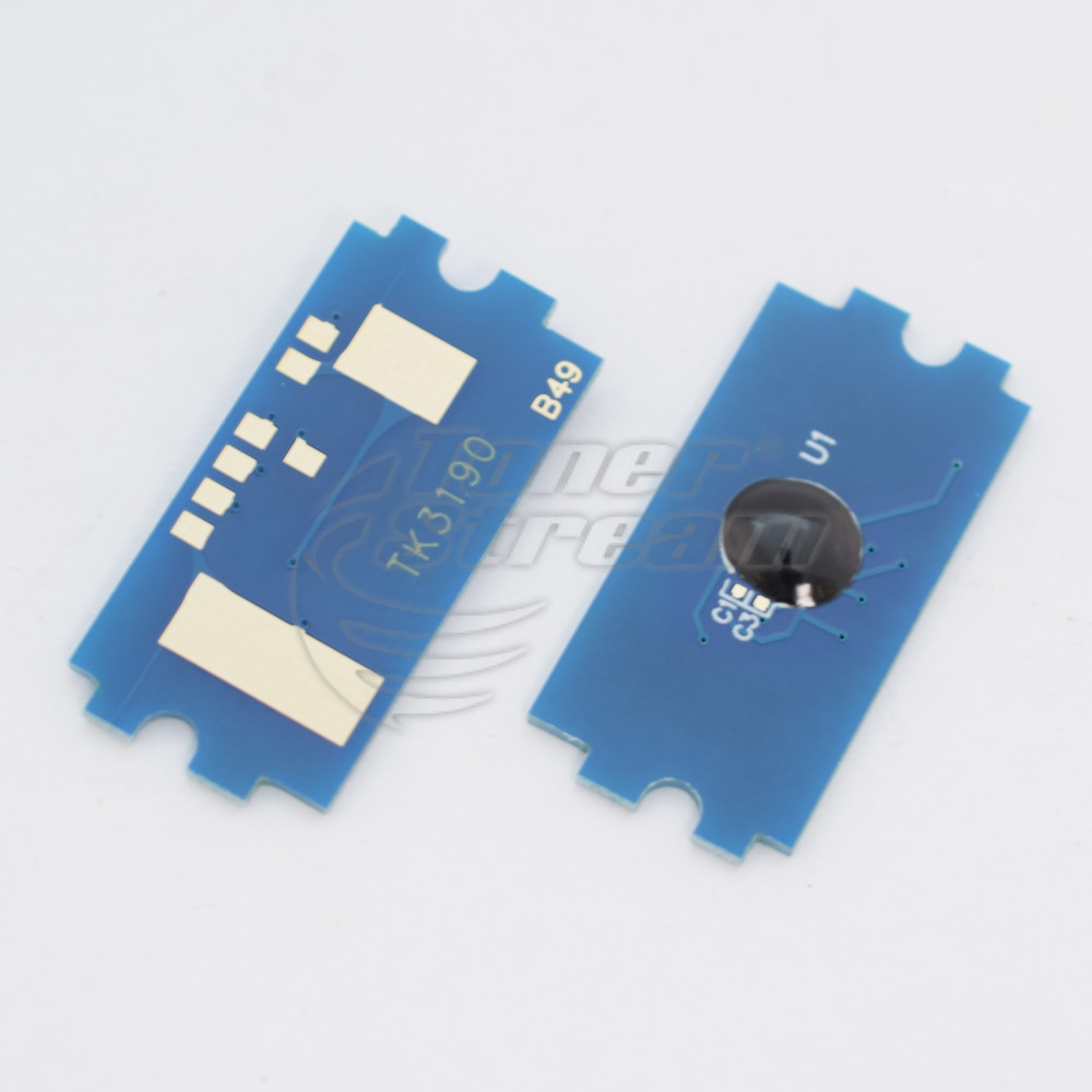 Чип за модул - TK3190CHIP25K-SCC 25000 копия монохромен, доставчик Static Control предназначен за TK-3190 - Изображение 1