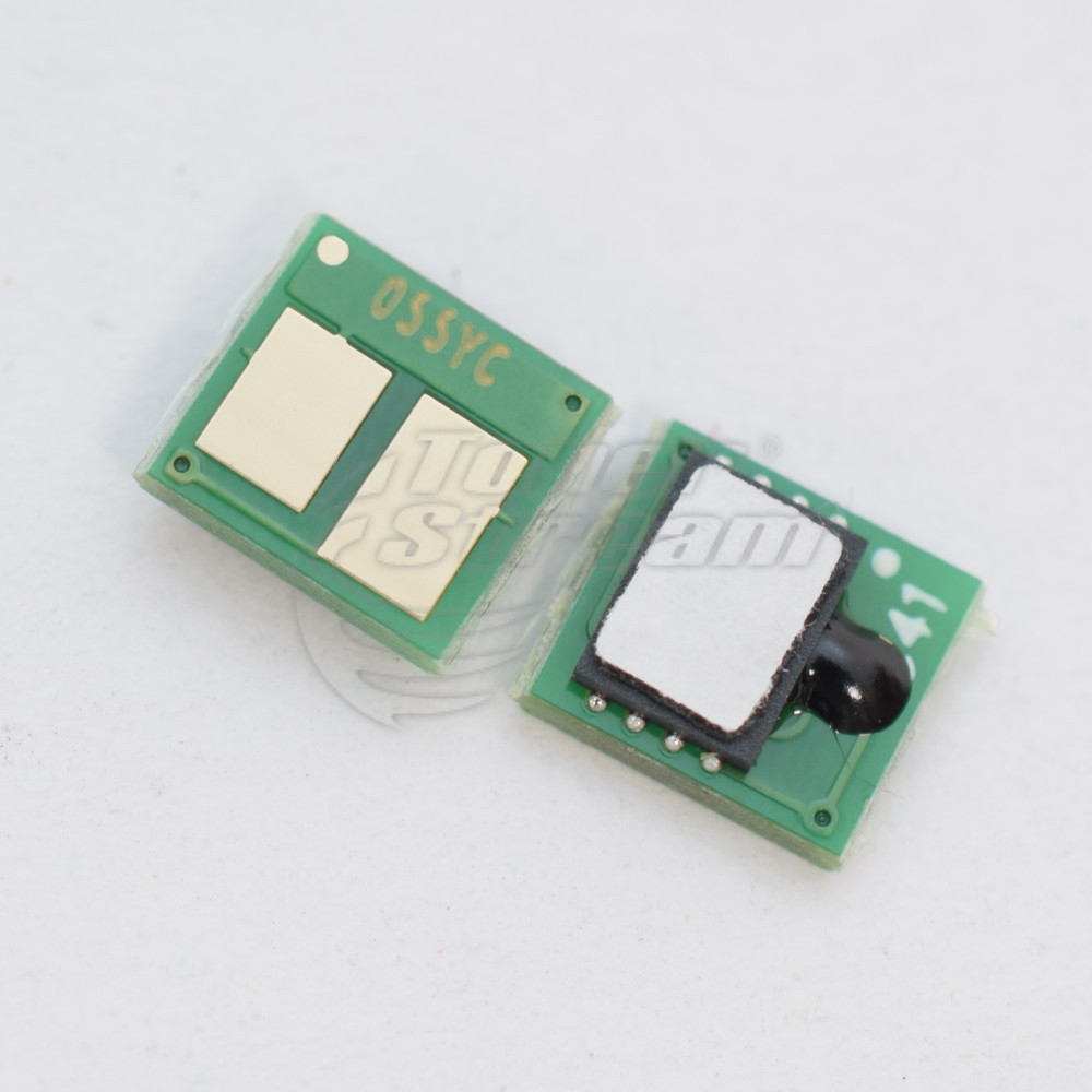 Чип за модул - CAN664CHIP2K1Y-SCC 2100 копия жълт, доставчик Static Control предназначен за Cartridge 055 - Изображение 1