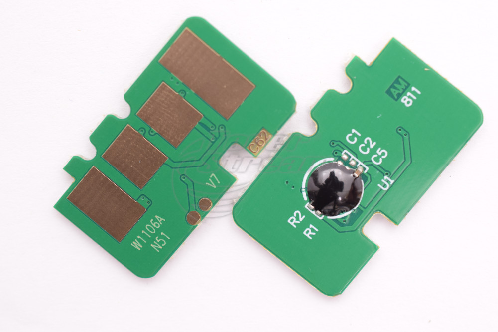 Чип за модул - HP107CHIP1K-SCC 1000 копия монохромен, доставчик Static Control предназначен за W1106A - 106A - Изображение 1