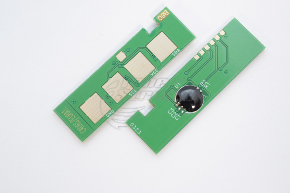 Чип за модул - SAM365CHIP1KC-SCC 1000 копия циан, доставчик Static Control предназначен за CLT-C406S / ST984A - Изображение 1
