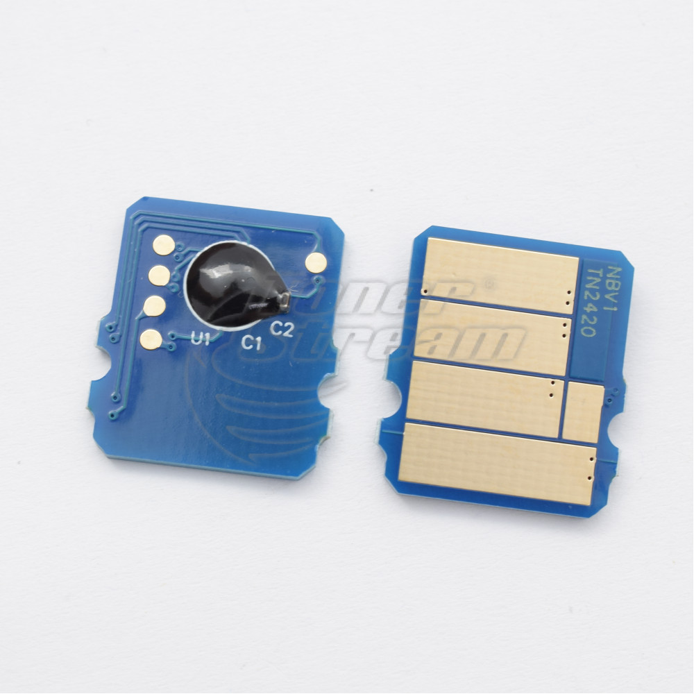 Чип за модул - BRL2375CHIP3K-SCC 3000 копия монохромен, доставчик Static Control предназначен за TN-2420 - Изображение 1