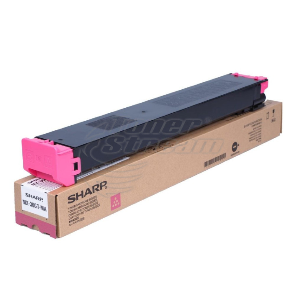 Нова оригинална тонер касета Sharp MX-36GTMA- 15000 копия, магента, предназначена за MX-2610