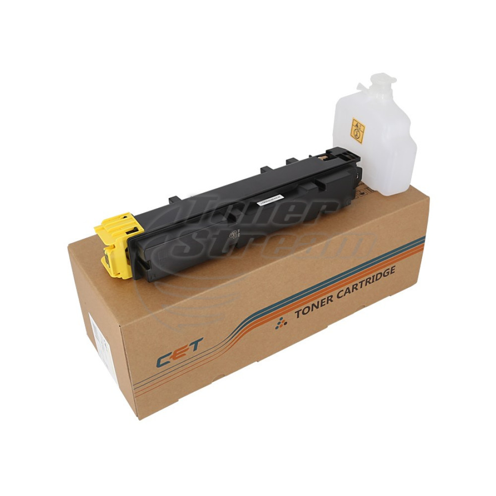 Съвместима CET тонер касета Kyocera/Mita TK-5380Y- 13000 копия, жълта, предназначена за ECOSYS PA4000c