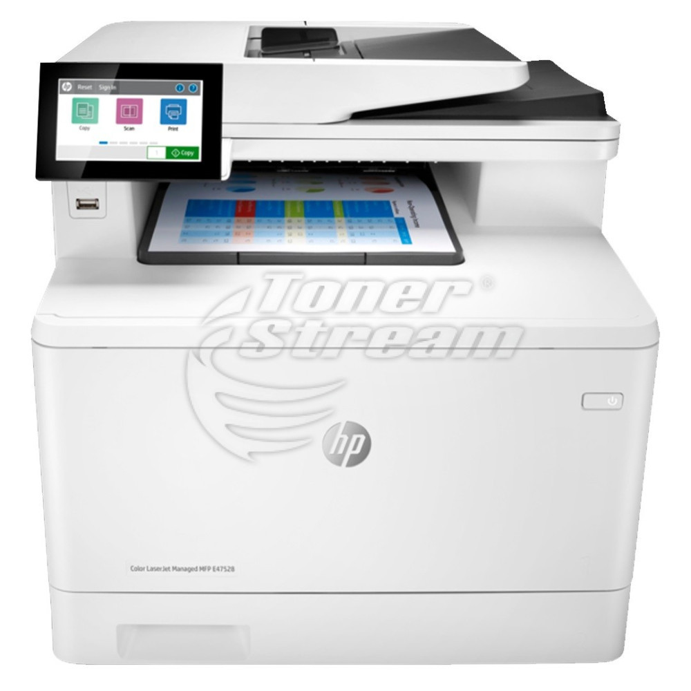 Цветно А4 лазернo многофункционално устройство Hewlett-Packard LaserJet Managed MFP E47528