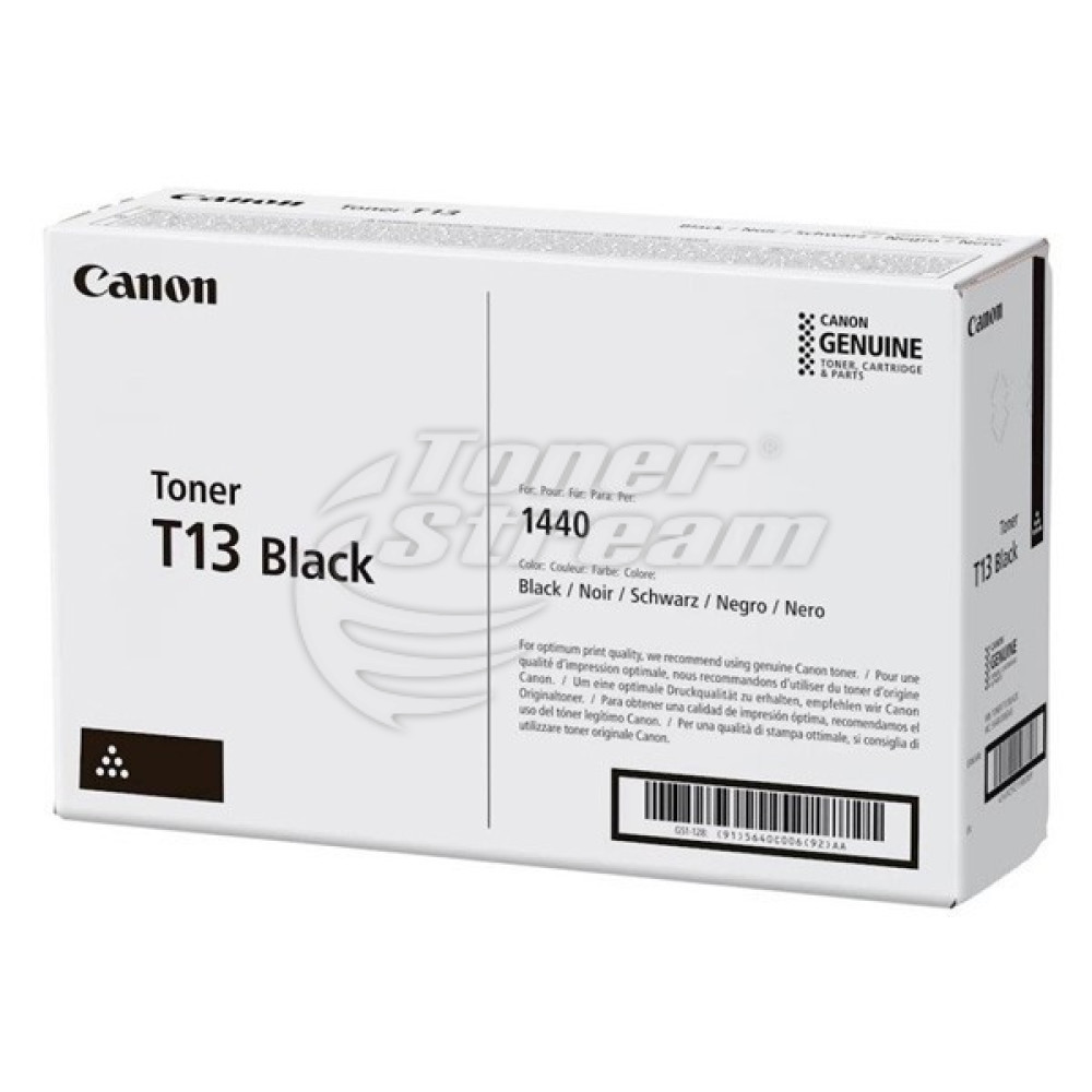 Нова оригинална тонер касета Canon Toner T13- 10600 копия, монохромна, предназначена за i-SENSYS X 1440