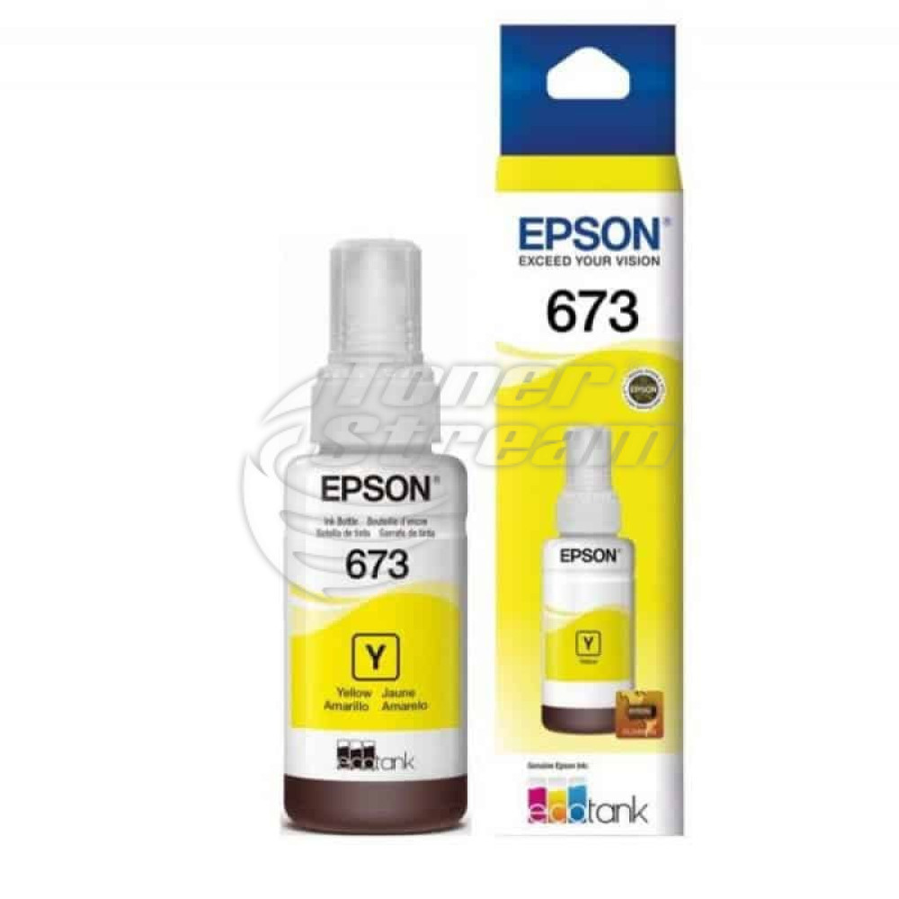 Мастило в бутилка - EPST6734INKY-OEM , жълто, доставчик Epson предназначен за EcoTank L800