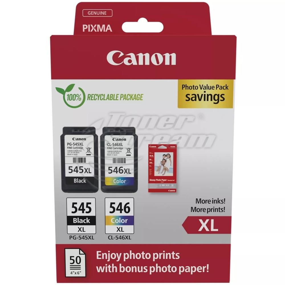 Мастилница - CANPG545/CL546XLINK-OEM , цветна, доставчик Canon предназначен за