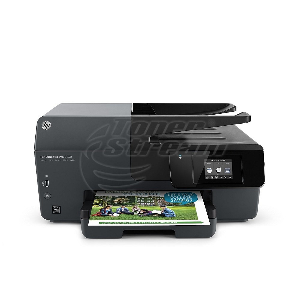 Цветно А4 мастиленоструйно многофункционално устройство Hewlett-Packard Officejet Pro 6830