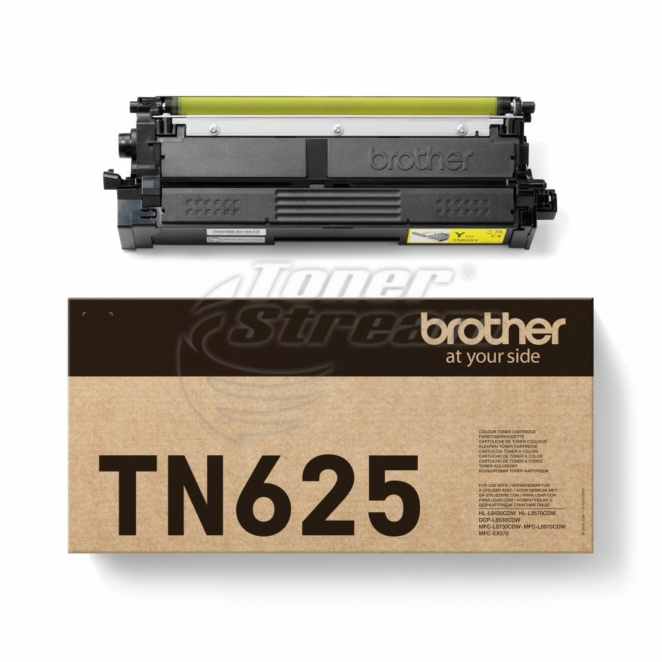 New original toner cartridge Brother TN-625Y- 1800 copies, yellow, for use in HL-L8430 - Image 1