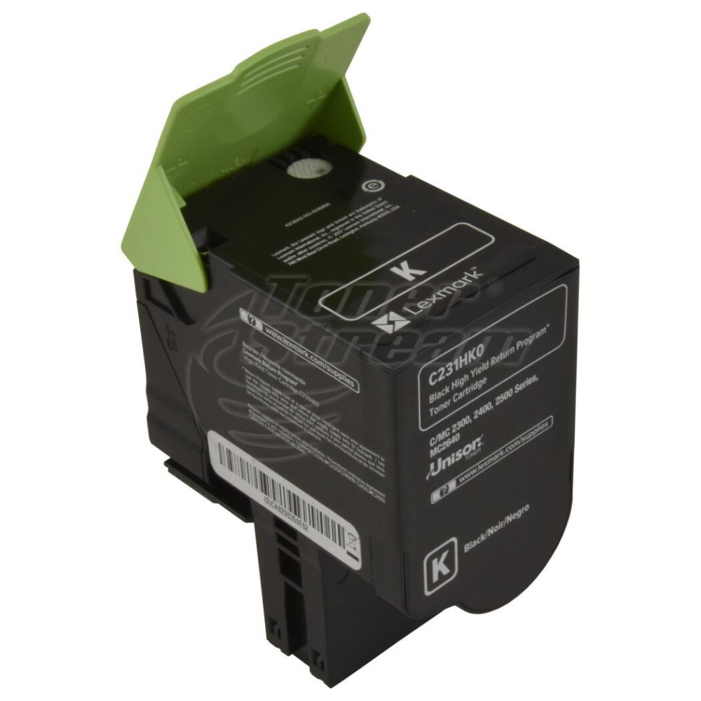 New original toner cartridge Lexmark C2320K0- 1000 copies, black, for use in C2425
