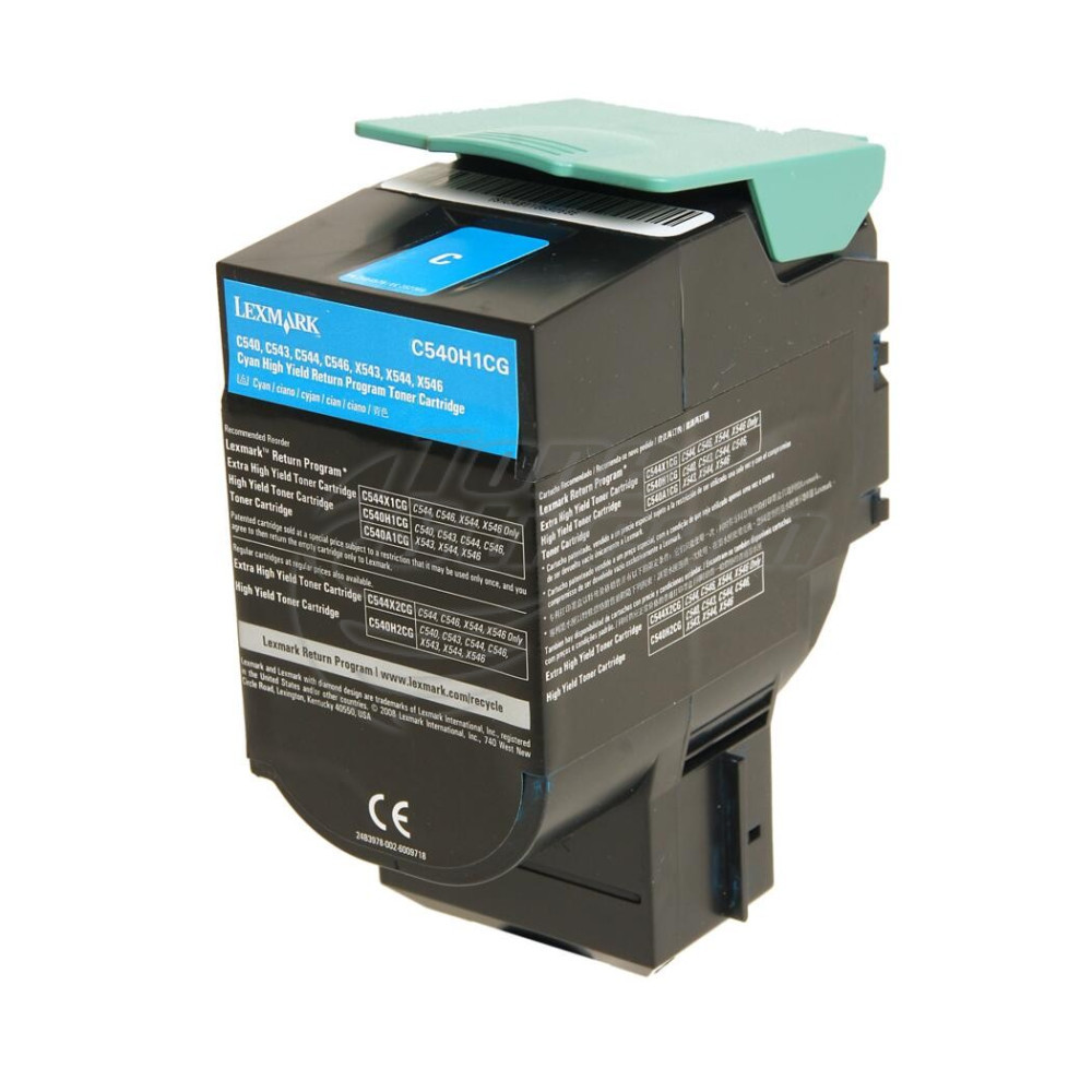 Нова оригинална тонер касета Lexmark C540A1CG- 1000 копия, циан, предназначена за C540