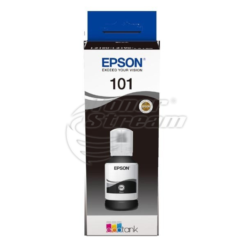 Ink in bottle - EPS101INKB-OEM 7500 copies, black, suppliеr Epson for use in EcoTank L4360