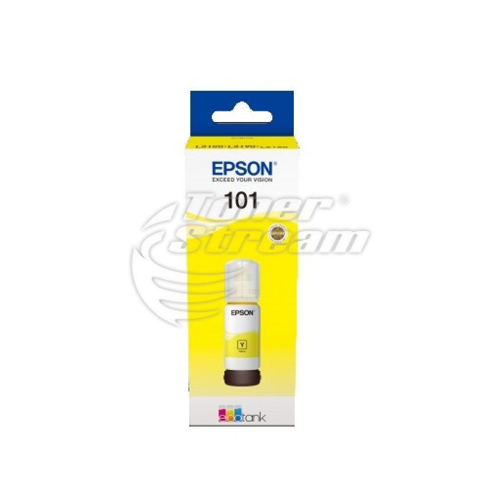 Ink in bottle - EPS101INKY-OEM 6000 copies, yellow, suppliеr Epson for use in EcoTank L4360