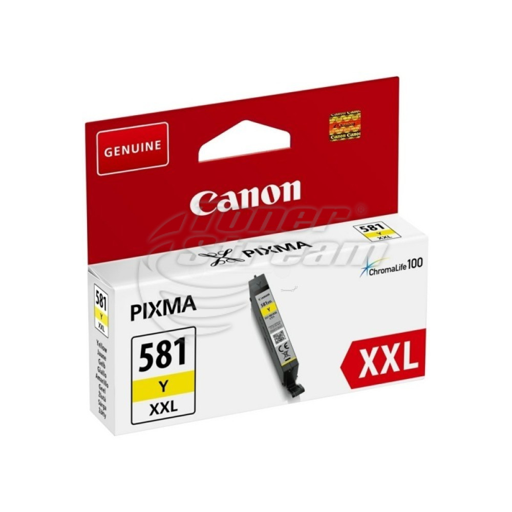 Ink cartridge - CANCLI581XXLINKY-OEM , yellow, suppliеr Canon for use in PIXMA TS9550а