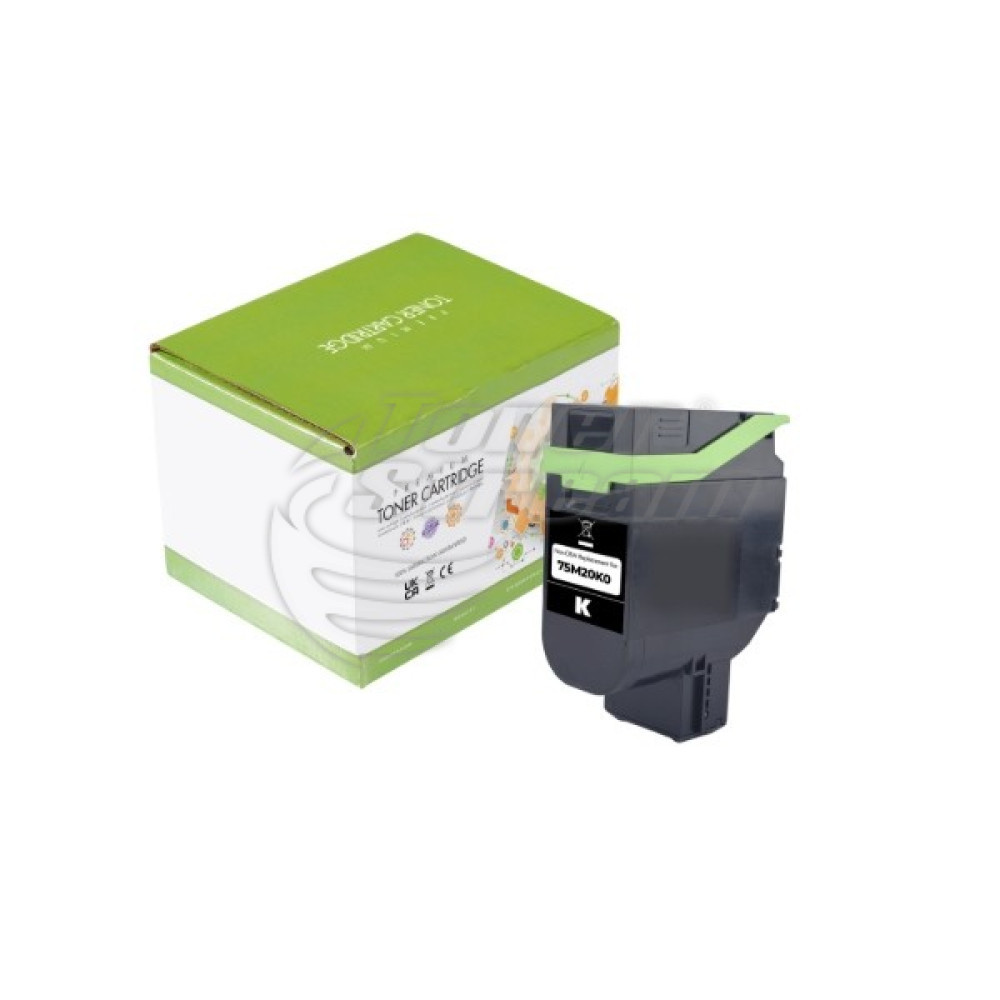 Compatible Static Control toner cartridge Lexmark 75M20K0- 3000 copies, black, for use in CS531 - Image 1