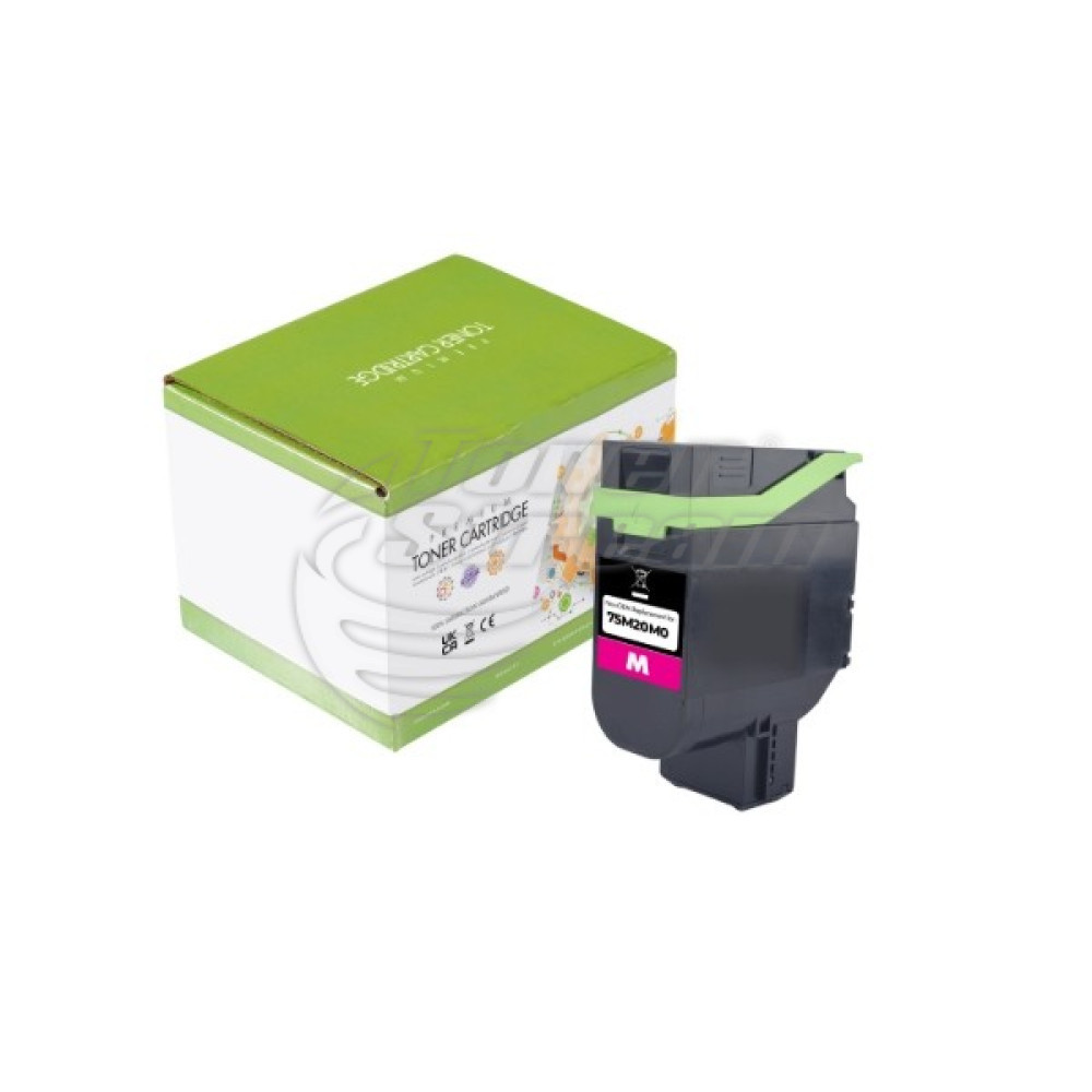Compatible Static Control toner cartridge Lexmark 75M20M0- 2000 copies, magenta, for use in CS531