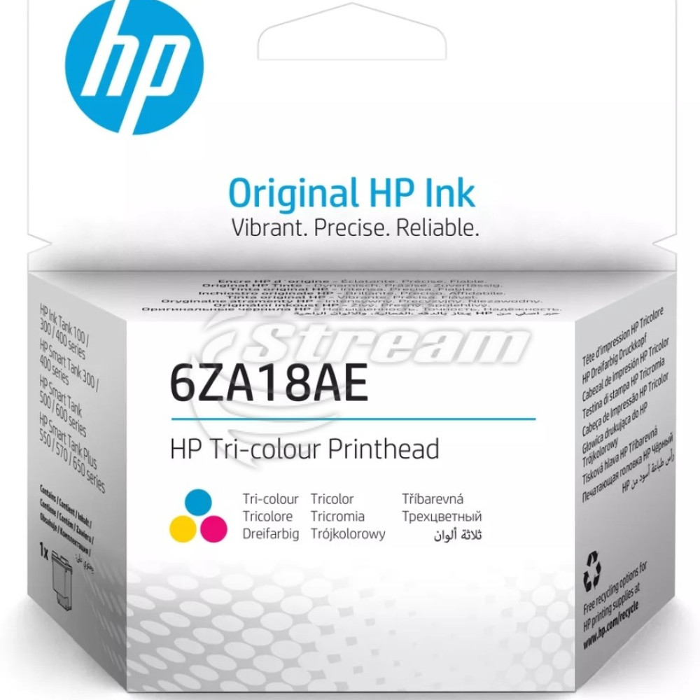 Ink cartridge - HP6ZA18AEPrinthead-OEM , color, suppliеr Hewlett-Packard for use in Smart Tank 585