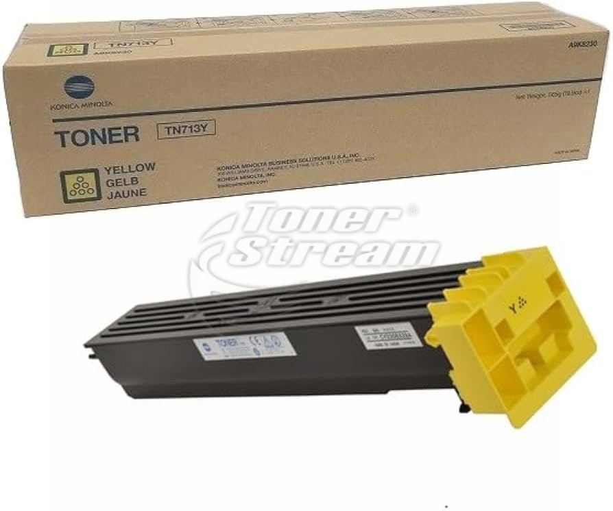 New original toner cartridge Konica/Minolta TN-713Y- 33200 copies, yellow, for use in Bizhub C659 - Image 1