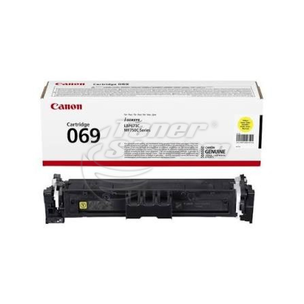 New original toner cartridge Canon Cartridge 069- 1900 copies, yellow, for use in i-SENSYS LBP673 - Image 1
