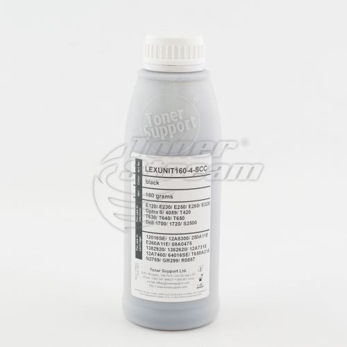 Monochrome toner in bottleLEXUNIT160-4-SCC - 160 gr. 6000 copies, suppliеr Static Control for use in 08A0477