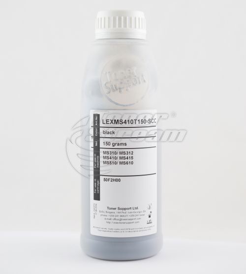 Monochrome toner in bottleLEXMS410T150-SCC - 150 gr. 5000 copies, suppliеr Static Control for use in 50F2H00