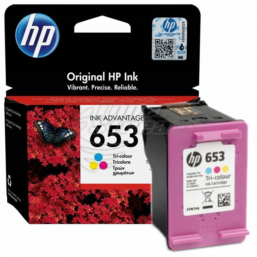 Мастилница - HP653INKCOL-OEM 200 копия, цветена, доставчик Hewlett-Packard предназначен за Ink Advantage 6075