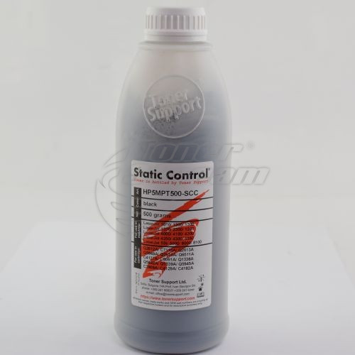Monochrome toner in bottleHP5MPT500-SCC - 500 gr. , suppliеr Static Control for use in 0012B0090