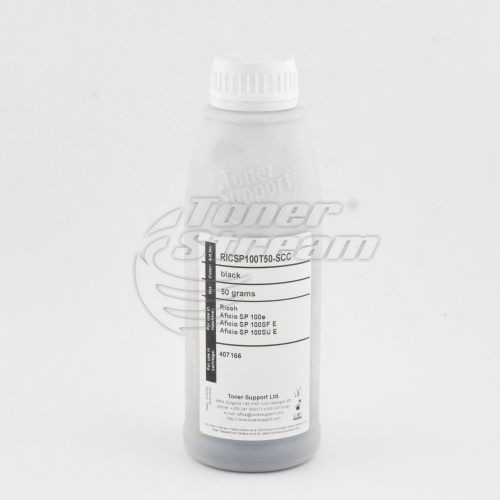 Монохромен тонер в бутилкаRICSP100T50-SCC - 50 гр. 1500 копия, доставчик Static Control предназначен за 407166