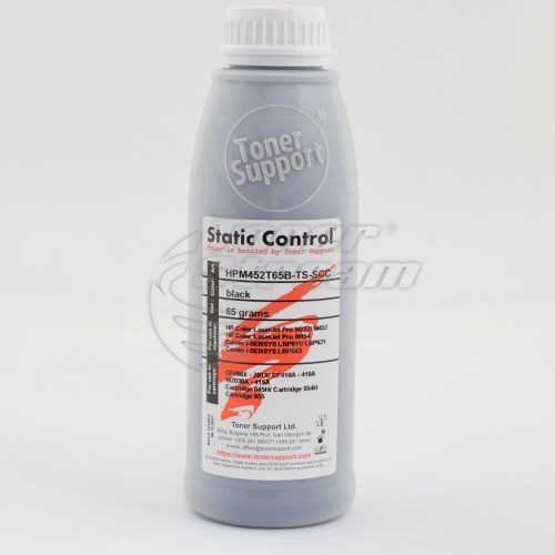 Цветен тонер в бутилкаHPM452T65B-TS-SCC - 65 гр. 2800 копия черен, доставчик Static Control предназначен за Cartridge 040