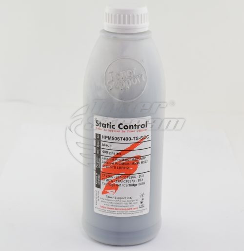 Монохромен тонер в бутилкаHPM506T400-TS-SCC - 400 гр. 9000 копия, доставчик Static Control предназначен за CF226X - 26X