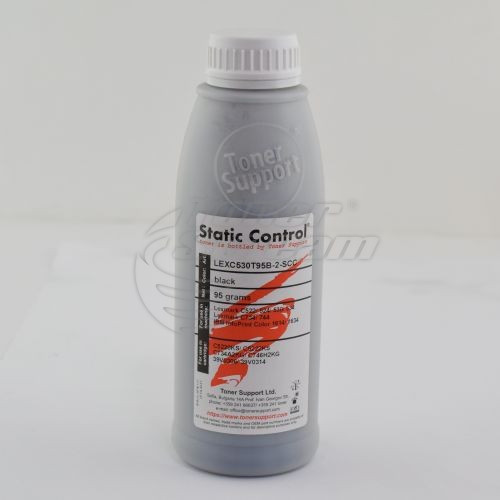 Цветен тонер в бутилкаLEXC530T95B-2-SCC - 95 гр. 4000 копия черен, доставчик Static Control предназначен за C5240KH