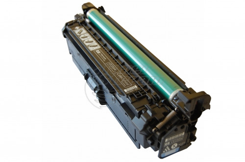 New original toner cartridge Hewlett-Packard CE250A - 504A- 5000 copies, black, for use in Color LaserJet CP3525