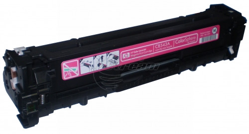 New original toner cartridge Hewlett-Packard CB543A - 125A- 1400 copies, magenta, for use in Color LaserJet CP1515