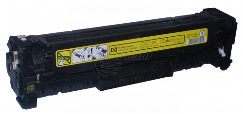 New original toner cartridge Hewlett-Packard CC532A - 304A- 2800 copies, yellow, for use in Color LaserJet CP2025