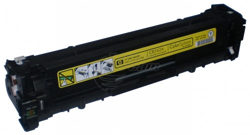 New original toner cartridge Hewlett-Packard CB542A - 125A- 1400 copies, yellow, for use in Color LaserJet CP1515