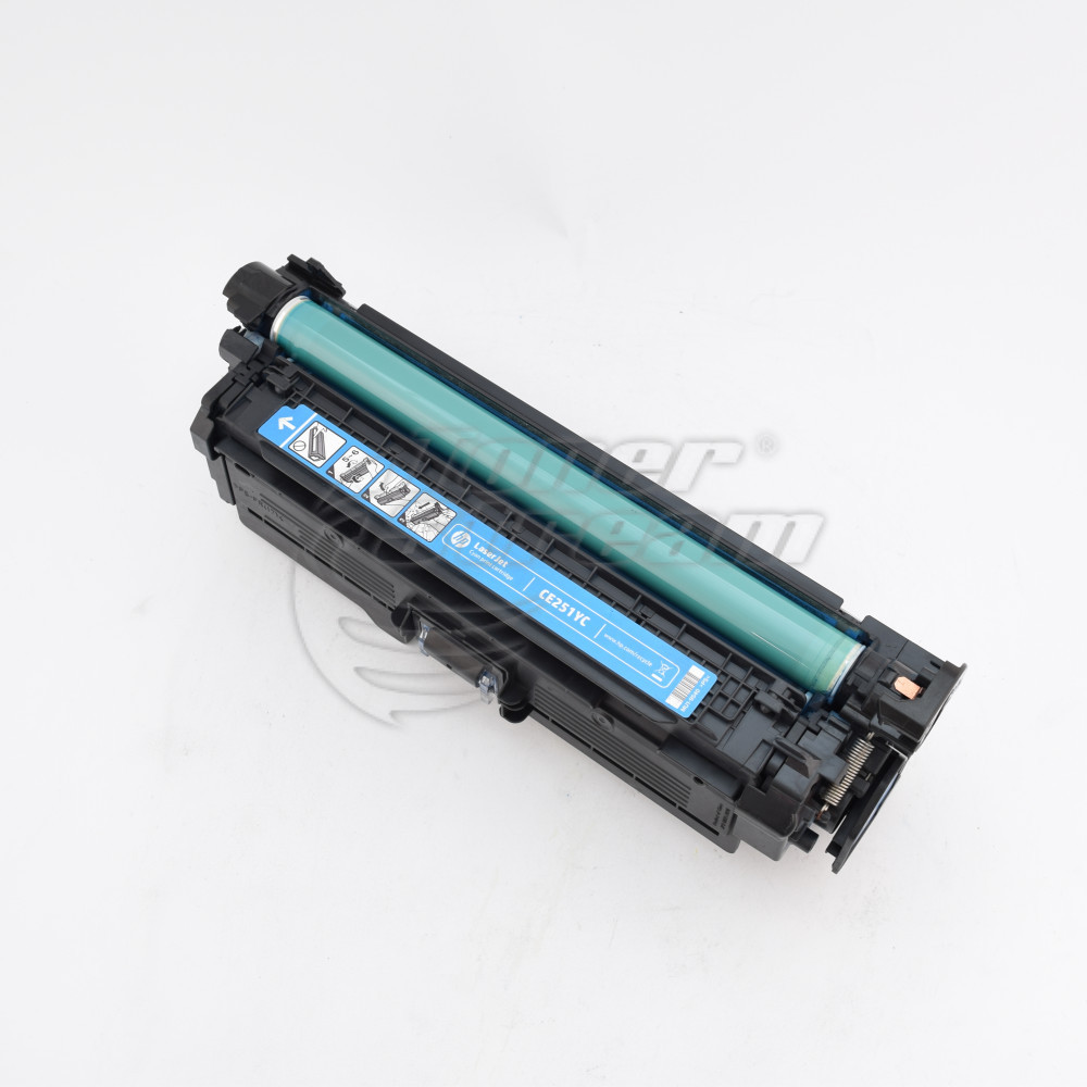 New original toner cartridge Hewlett-Packard CE251A - 504A- 7000 copies, cyan, for use in Color LaserJet CP3525