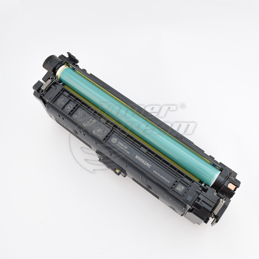 Стриймирана тонер касета Hewlett-Packard W9062MC- 12200 копия, жълта, предназначена за Color LaserJet Managed E55040