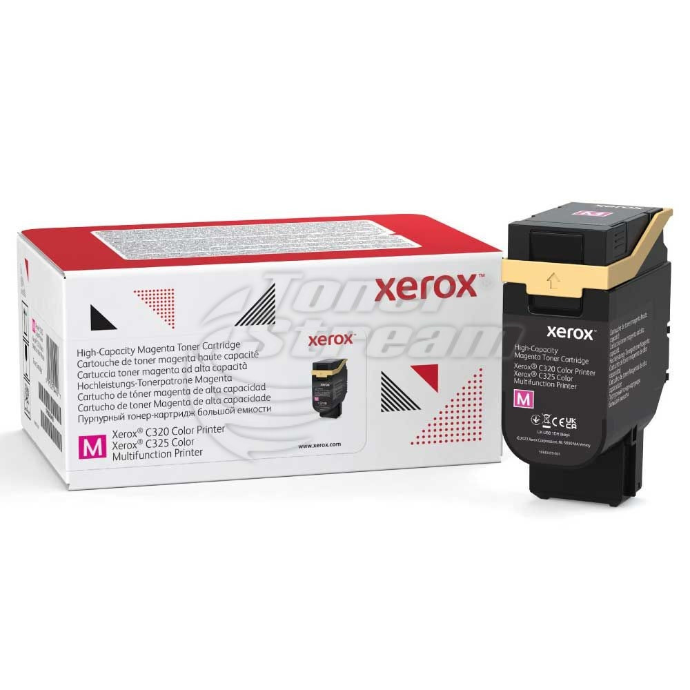 New original toner cartridge Xerox 006R04833- 5500 copies, magenta, for use in C320