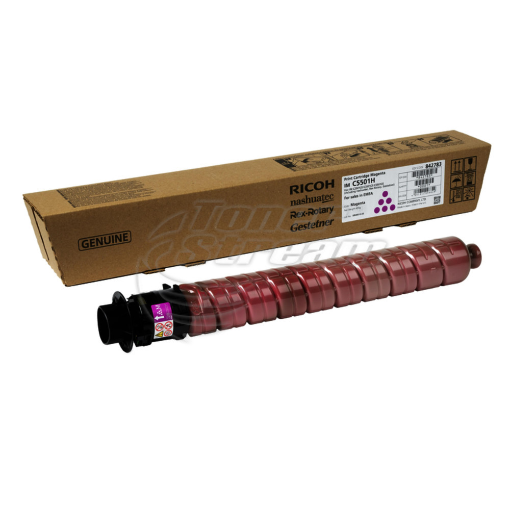 New original toner cartridge Ricoh 842783- 24000 copies, magenta, for use in IM C5501