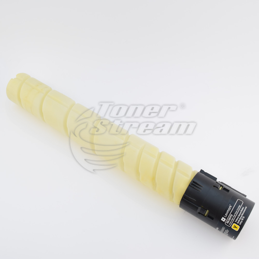 Toner cartridge Lexmark 76C0HY0- 34000 copies, yellow, for use in CX921 - Image 1