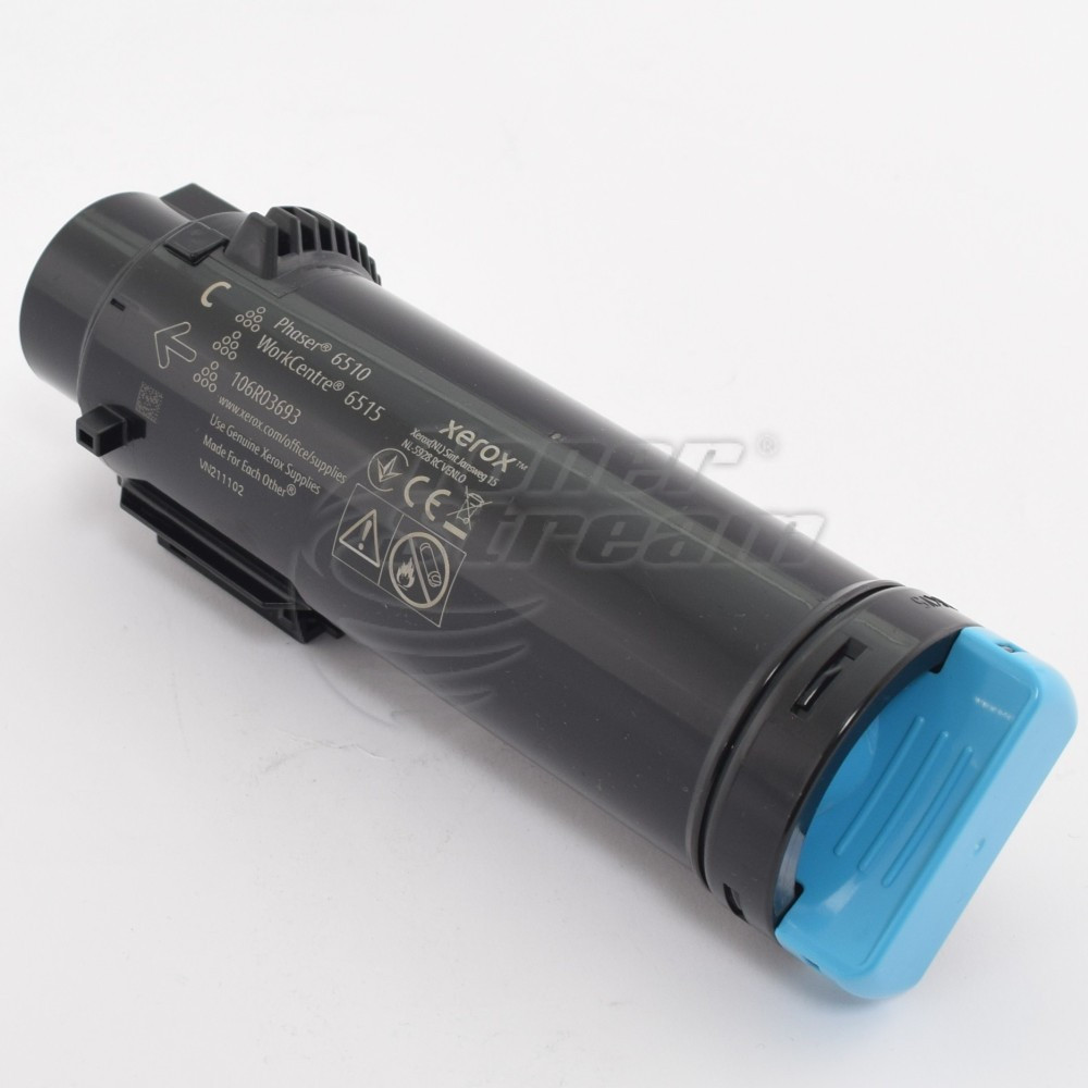 Toner cartridge Xerox 106R03693- 4300 copies, cyan, for use in Phaser 6510 - Image 1