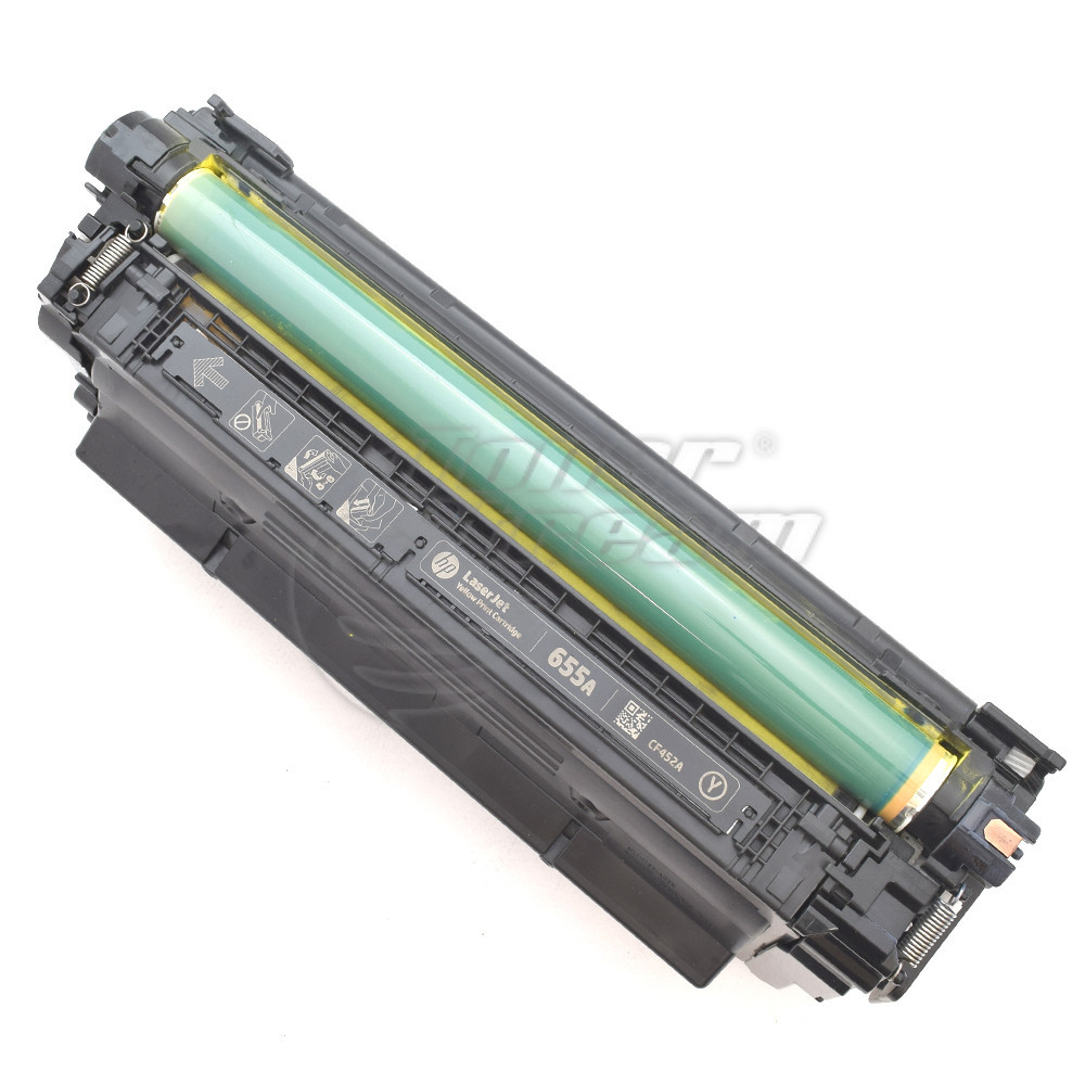 Toner cartridge Hewlett-Packard CF452A - 655A- 10500 copies, yellow, for use in Color LaserJet Enterprise M653 - Image 1
