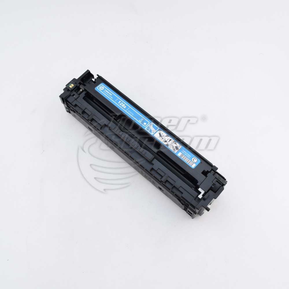 Възстановена тонер касета Hewlett-Packard CE321A - 128A- 1300 копия, циан, предназначена за Color LaserJet Pro CP1525 - Изображение 1