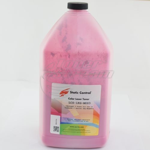 Colored toner in bottleLEXUNICOLT1KGM-3-SCC - 1000 gr. magenta, suppliеr Static Control for use in 24B6009