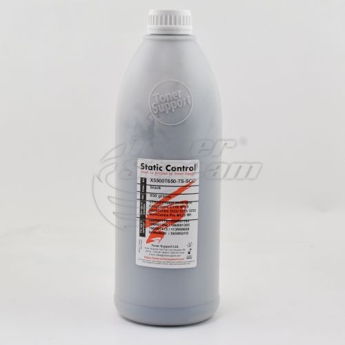 Монохромен тонер в бутилкаX5500T650-TS-SCC - 650 гр. 30000 копия, доставчик Static Control предназначен за 106R01294