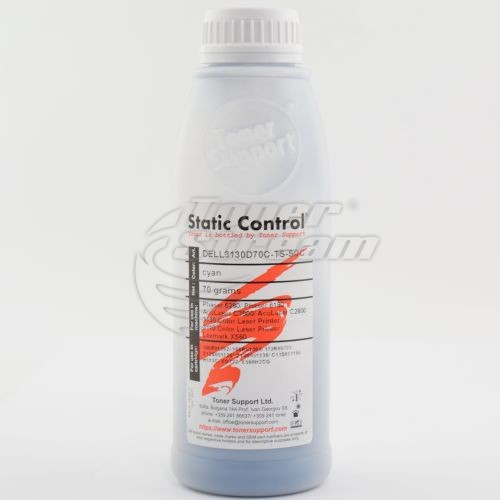 Девелопер DELL3130D70C-TS-SCC 70 гр. циан, доставчик Static Control, предназначен за H513C